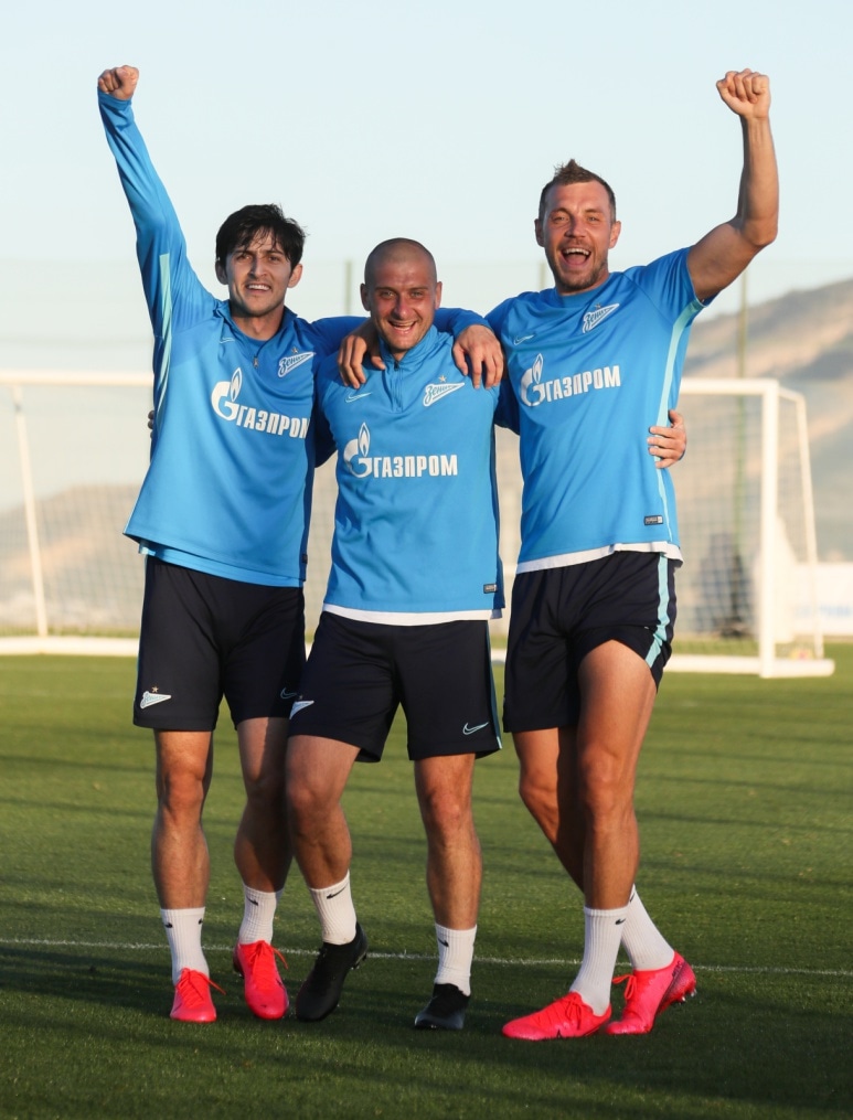 «Газпром»-тренировочные сборы в Испании: 31 января, вечерняя тренировка