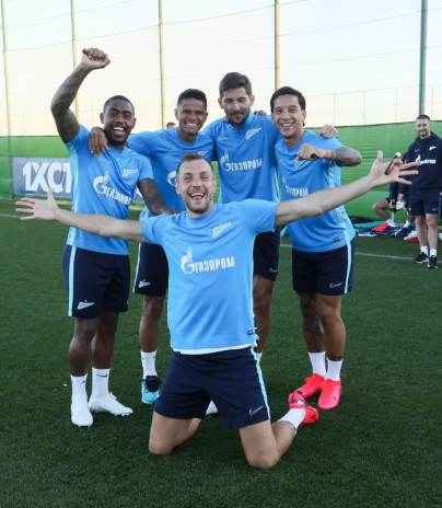 «Газпром»-тренировочные сборы в Испании: 31 января, вечерняя тренировка