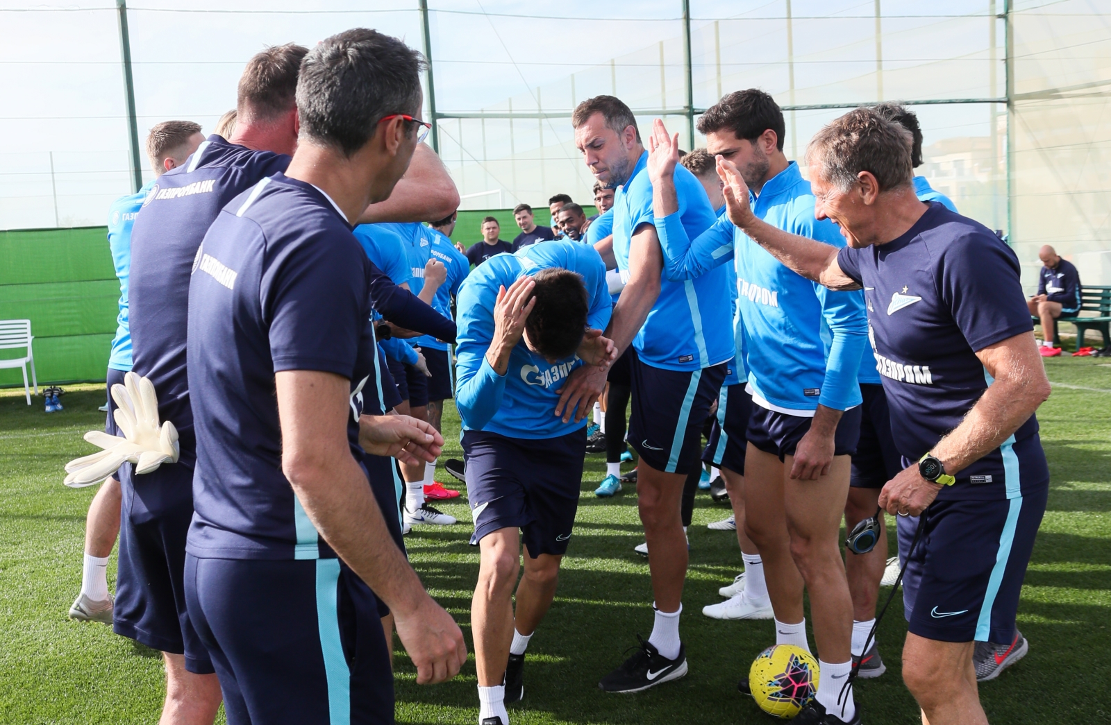 «Газпром»-тренировочные сборы в Испании: 2 февраля, утренняя тренировка