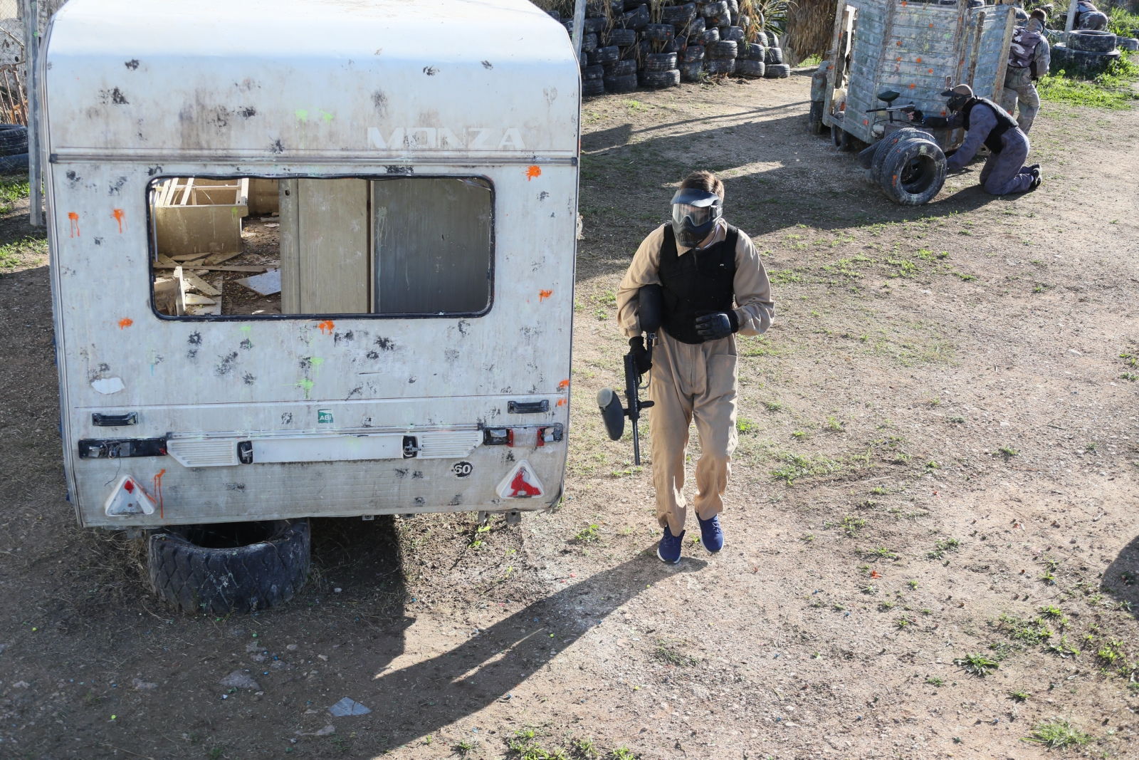 Командный турнир по пейнтболу в Бендорме