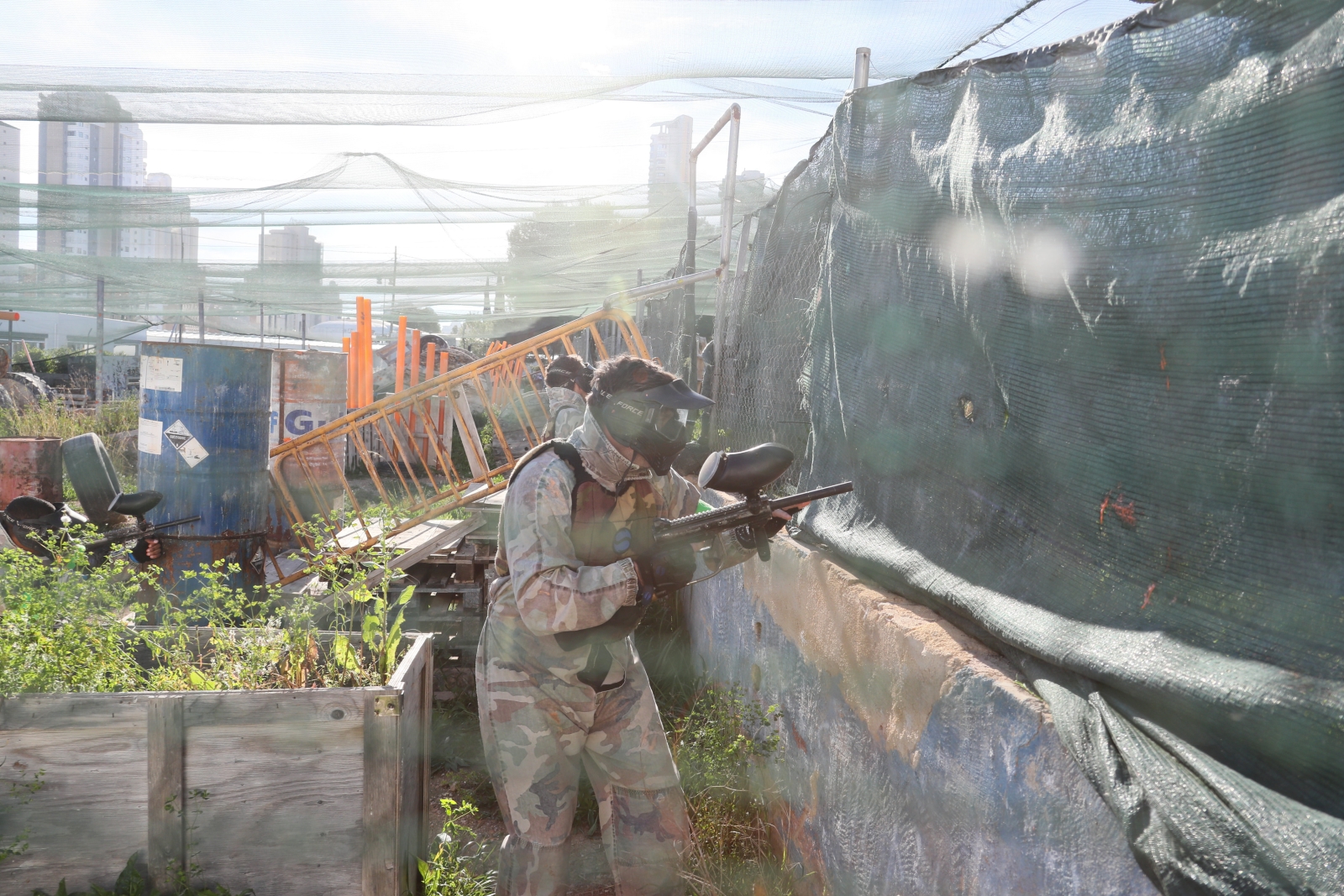 Командный турнир по пейнтболу в Бендорме