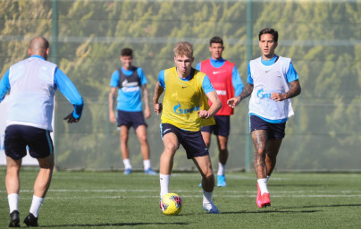 «Газпром»-тренировочные сборы в Испании: 3 февраля, утренняя тренировка