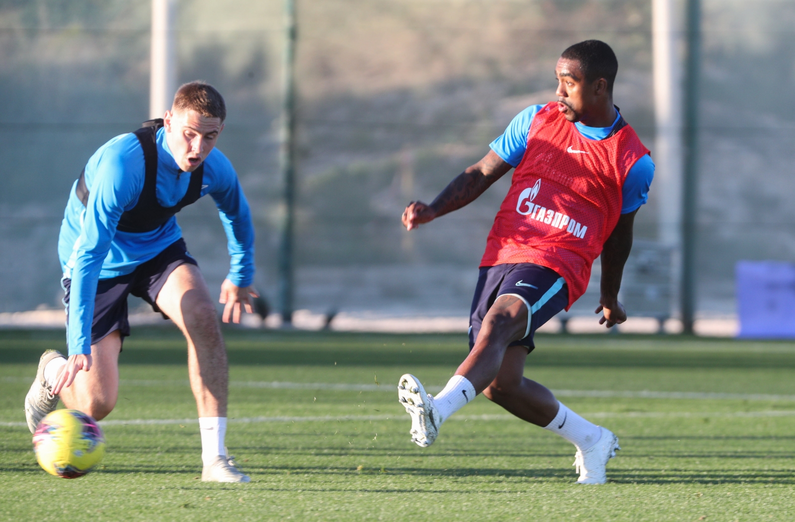 «Газпром»-тренировочные сборы в Испании: 3 февраля, вечерняя тренировка