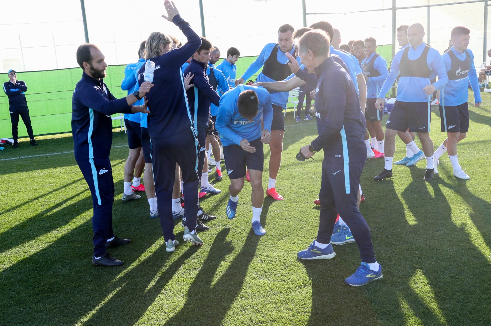 «Газпром»-тренировочные сборы в Испании: 4 февраля, вечерняя тренировка