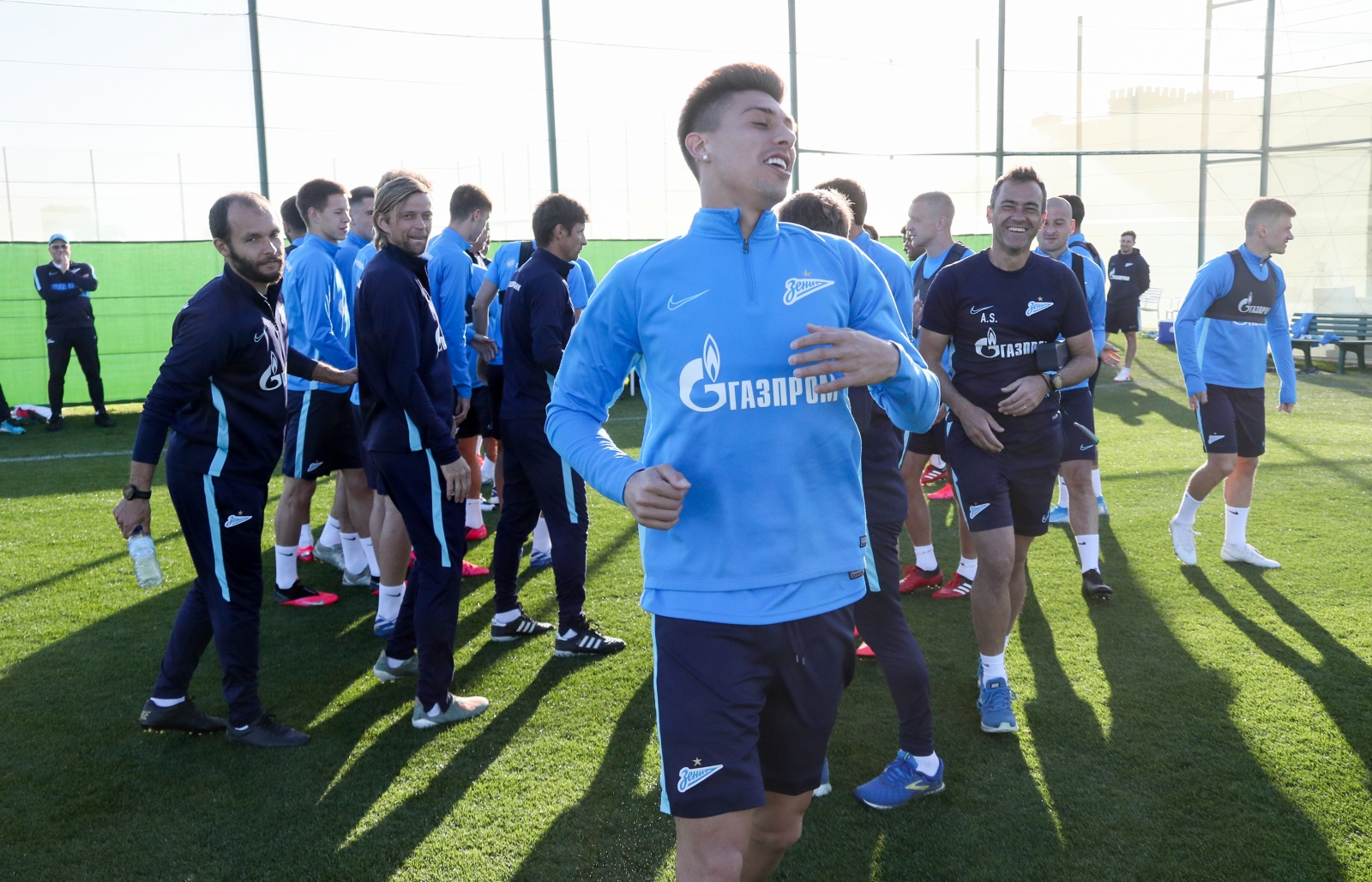 «Газпром»-тренировочные сборы в Испании: 4 февраля, вечерняя тренировка
