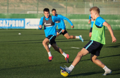 «Газпром»-тренировочные сборы в Испании: 4 февраля, вечерняя тренировка