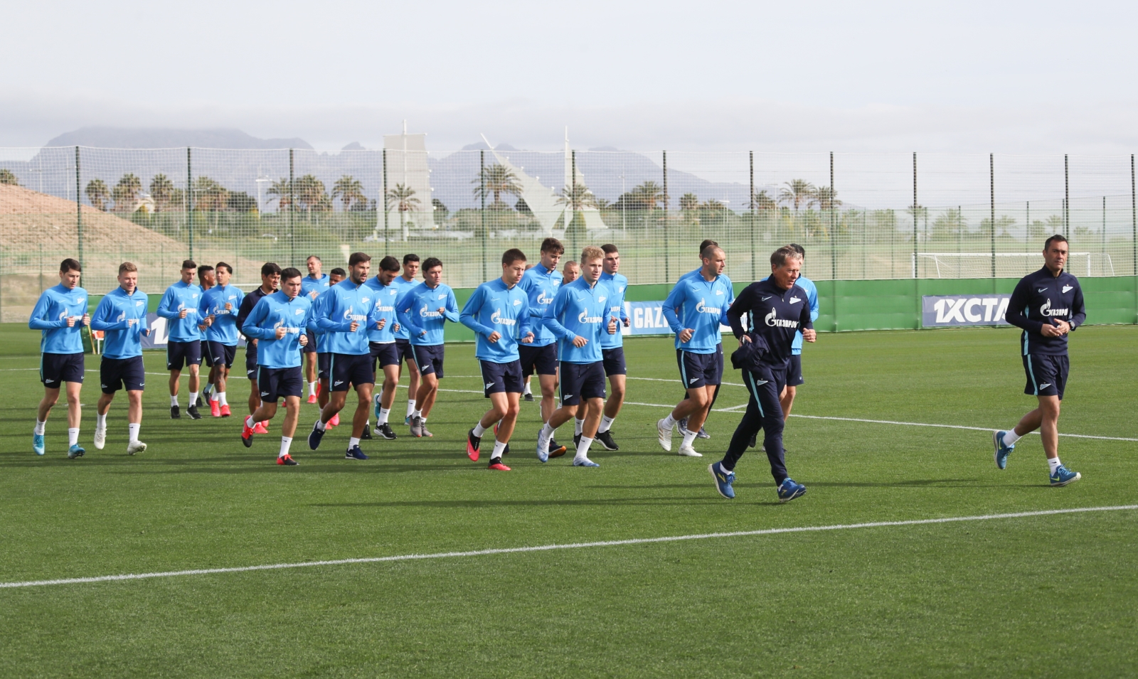 «Газпром»-тренировочные сборы в Испании: 7 февраля, утренняя тренировка
