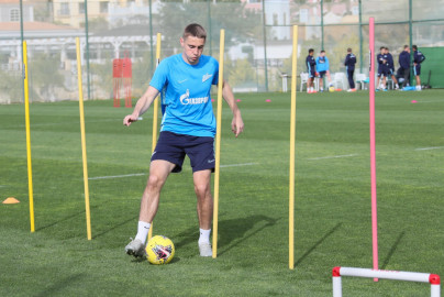 «Газпром»-тренировочные сборы в Испании: 7 февраля, утренняя тренировка