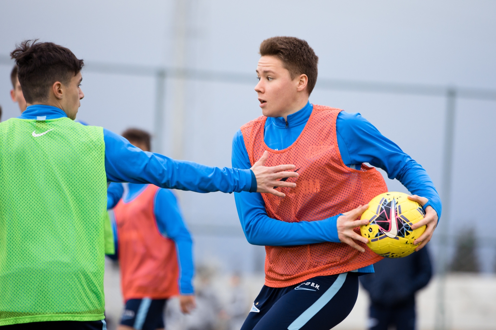 Вечерняя тренировка «Зенита»-м на сборе в Турции