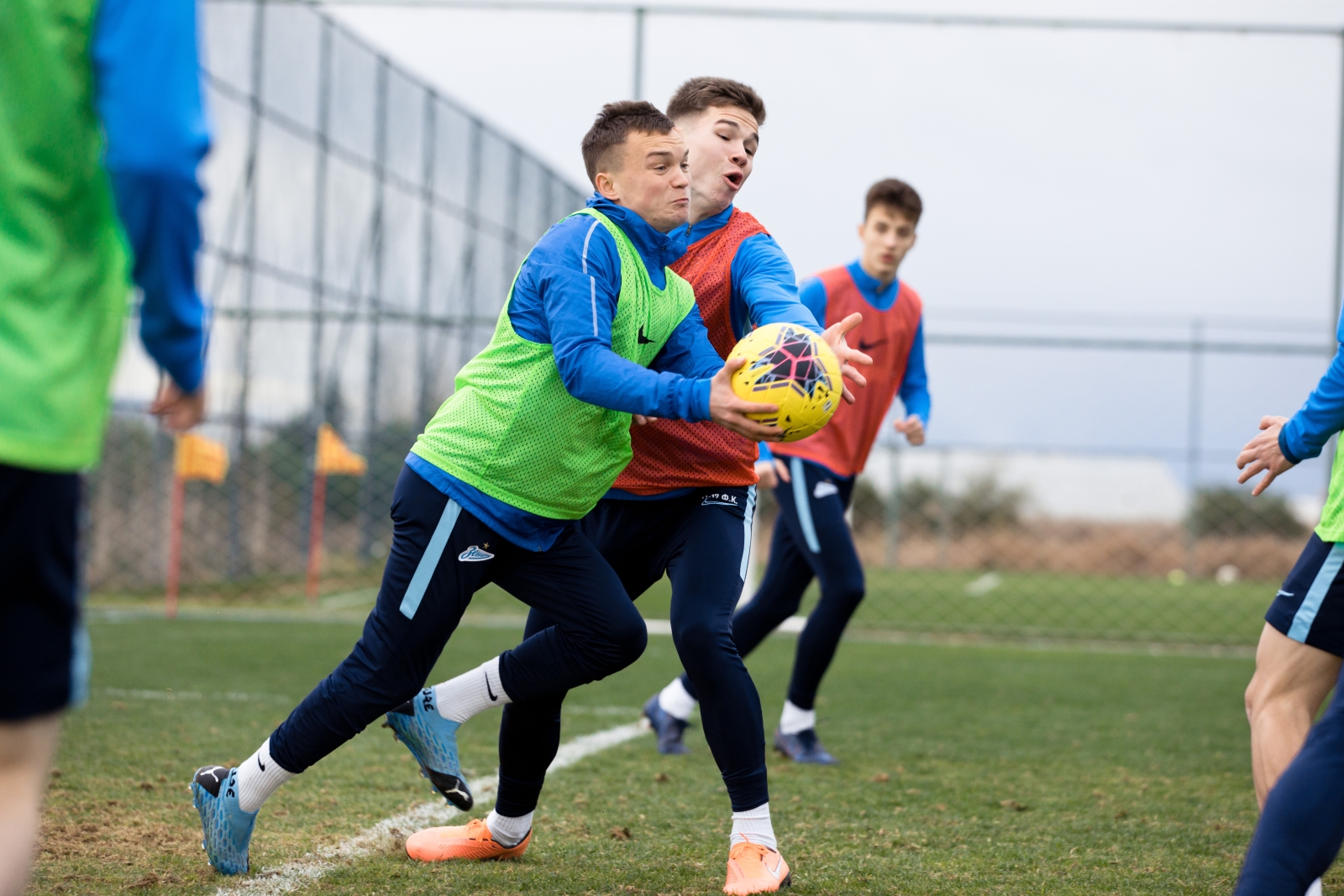 Вечерняя тренировка «Зенита»-м на сборе в Турции