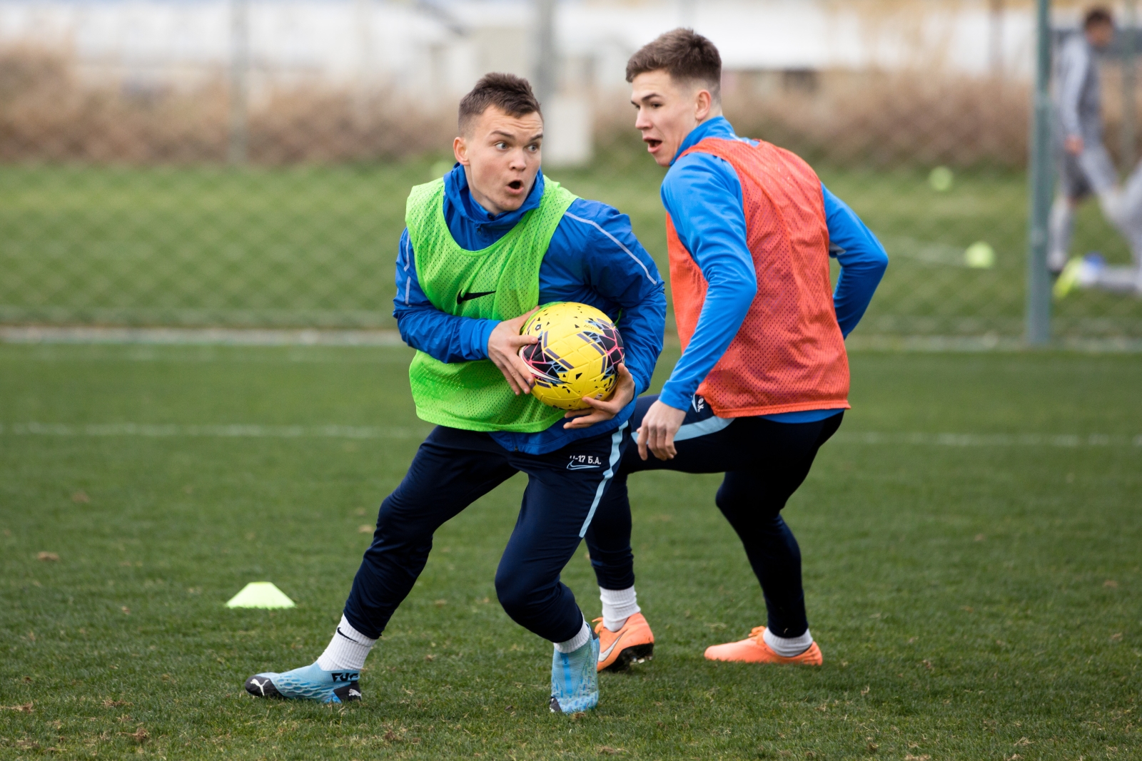 Вечерняя тренировка «Зенита»-м на сборе в Турции