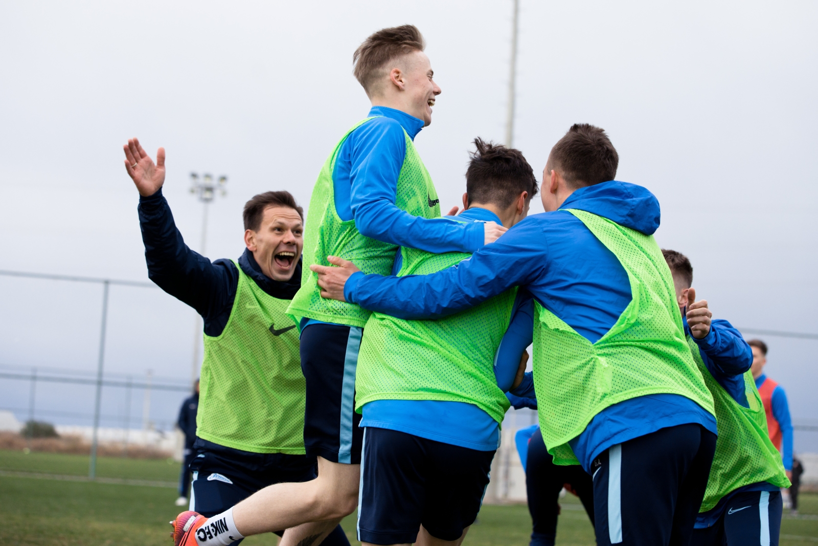 Вечерняя тренировка «Зенита»-м на сборе в Турции