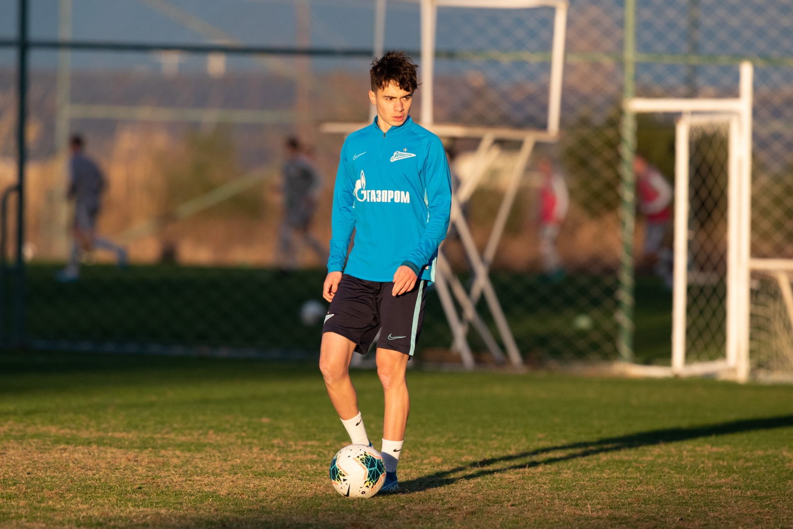 Вечерняя тренировка «Зенита»-м на сборе в Турции