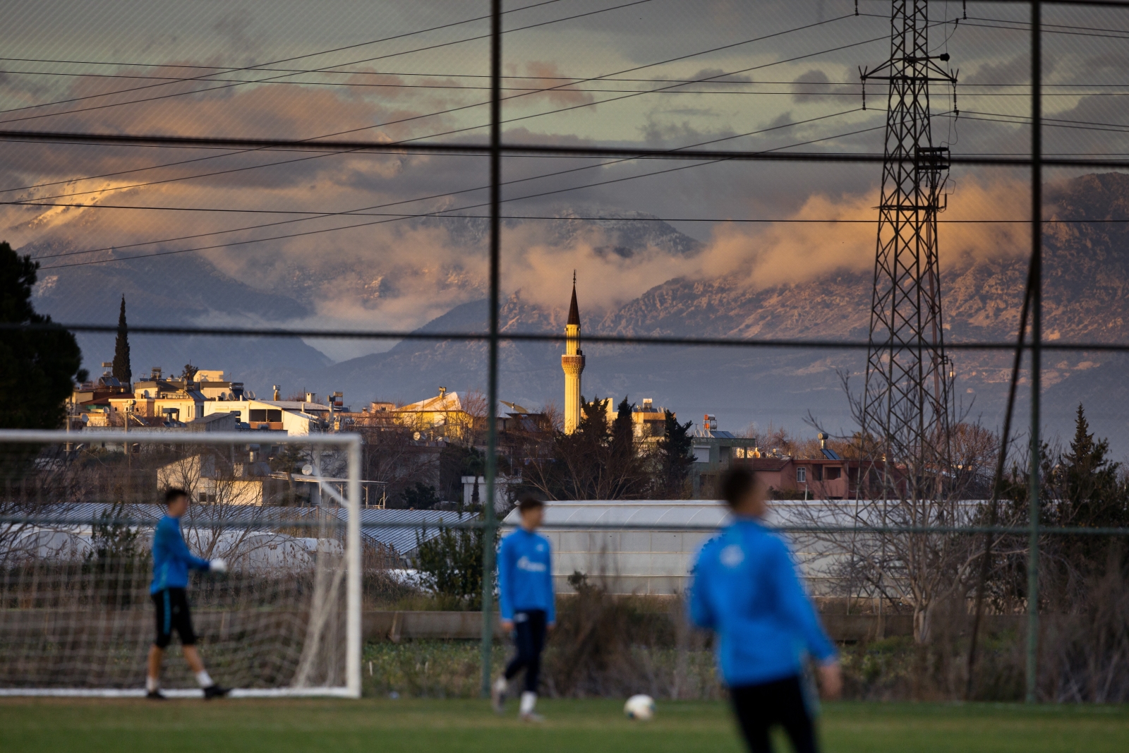 Вечерняя тренировка «Зенита»-м на сборе в Турции