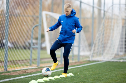 Вечерняя тренировка «Зенита»-м на сборе в Турции