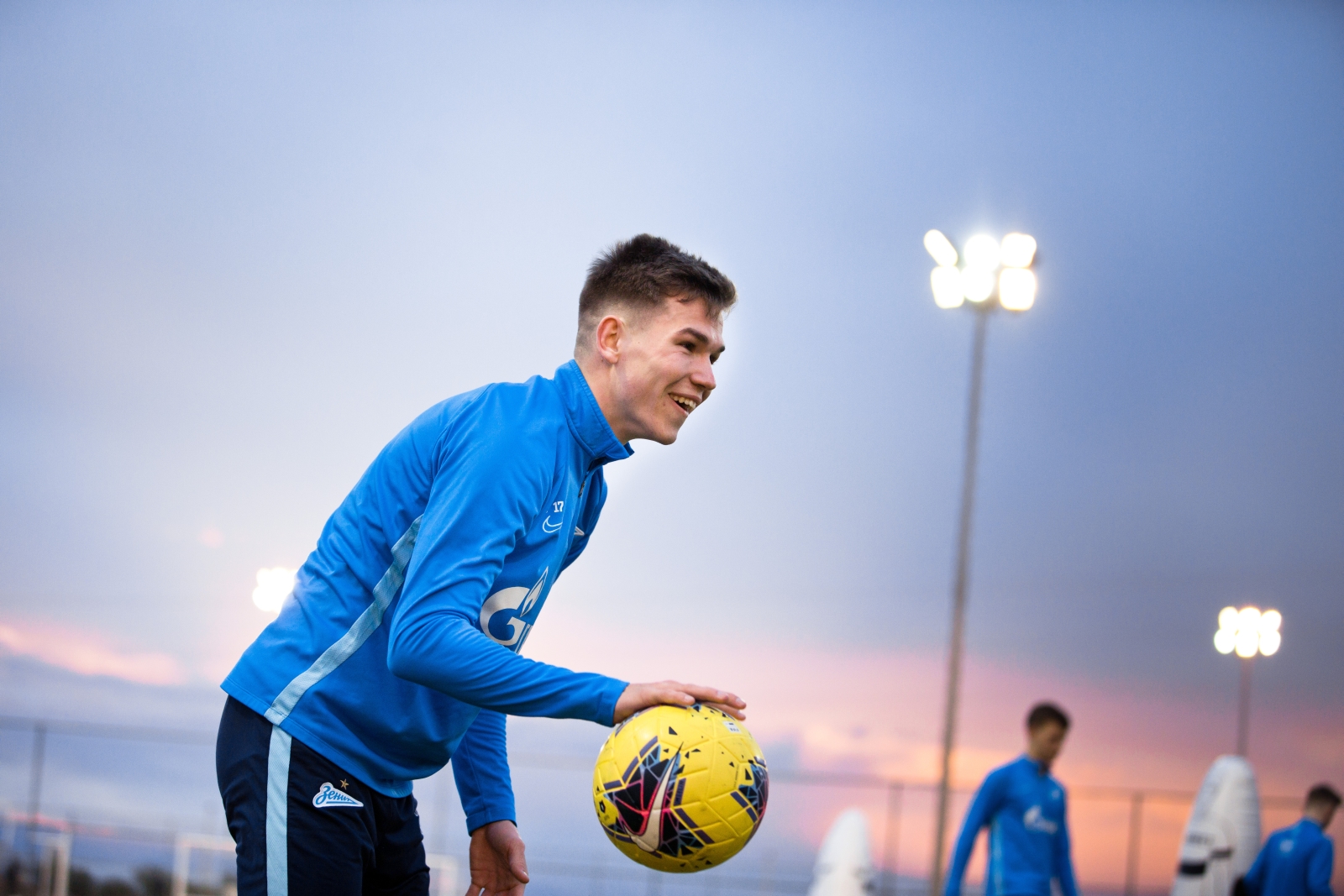 Вечерняя тренировка «Зенита»-м на сборе в Турции