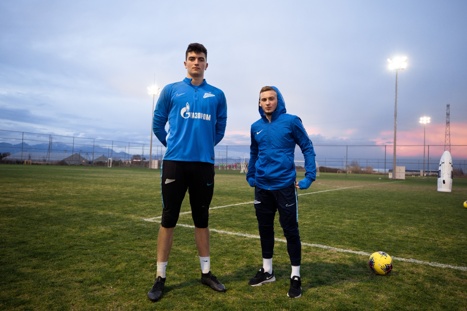 Вечерняя тренировка «Зенита»-м на сборе в Турции