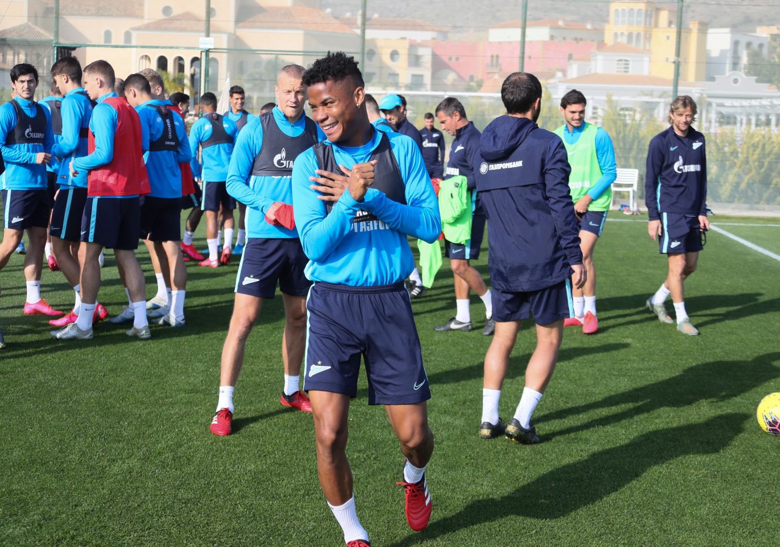 «Газпром»-тренировочные сборы в Испании: 8 февраля, утренняя тренировка