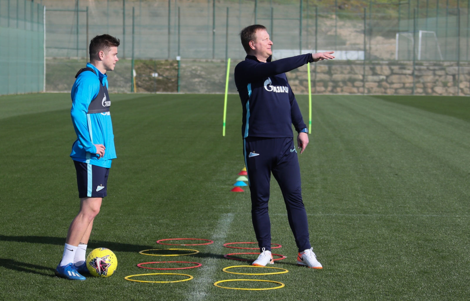 «Газпром»-тренировочные сборы в Испании: 8 февраля, утренняя тренировка