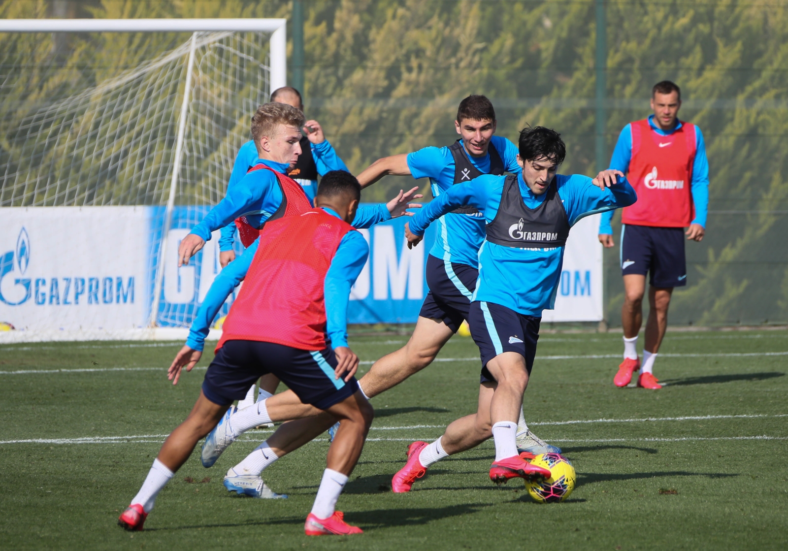 «Газпром»-тренировочные сборы в Испании: 8 февраля, утренняя тренировка