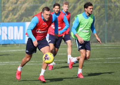 «Газпром»-тренировочные сборы в Испании: 8 февраля, утренняя тренировка