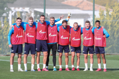 «Газпром»-тренировочные сборы в Испании: 8 февраля, утренняя тренировка