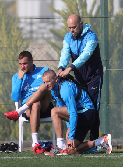 «Газпром»-тренировочные сборы в Испании: 8 февраля, утренняя тренировка