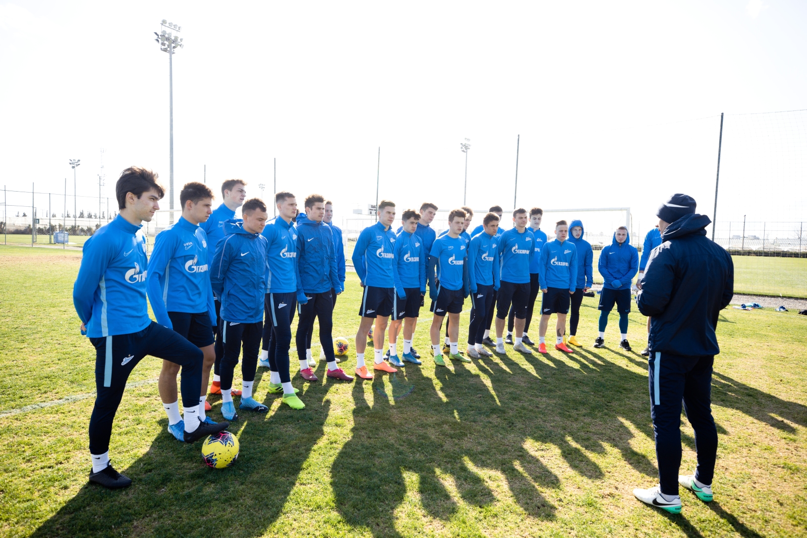 Второй зимний сбор «Зенита»-м в Турции: тренировка 8 февраля