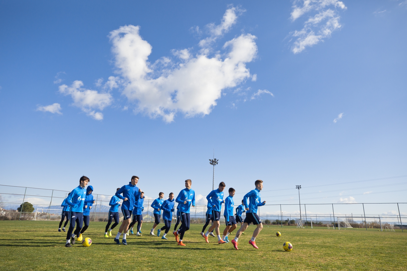 Второй зимний сбор «Зенита»-м в Турции: тренировка 8 февраля