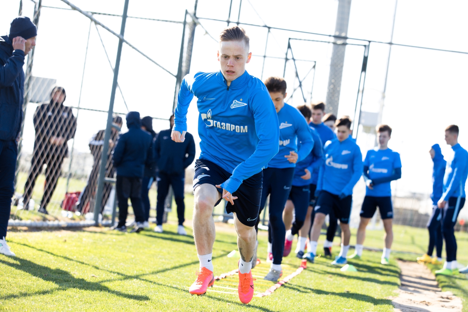 Второй зимний сбор «Зенита»-м в Турции: тренировка 8 февраля