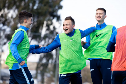 Второй зимний сбор «Зенита»-м в Турции: тренировка 8 февраля