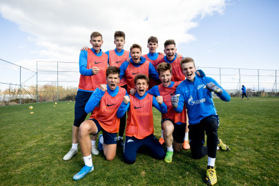 Второй зимний сбор «Зенита»-м в Турции: тренировка 8 февраля