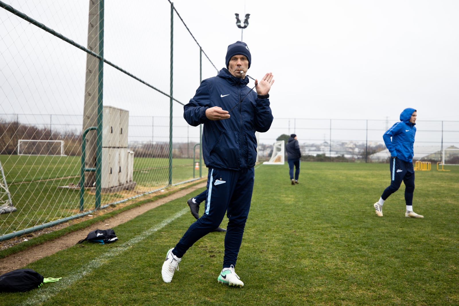 Второй зимний сбор «Зенита»-м в Турции: 12 февраля, вечерняя тренировка