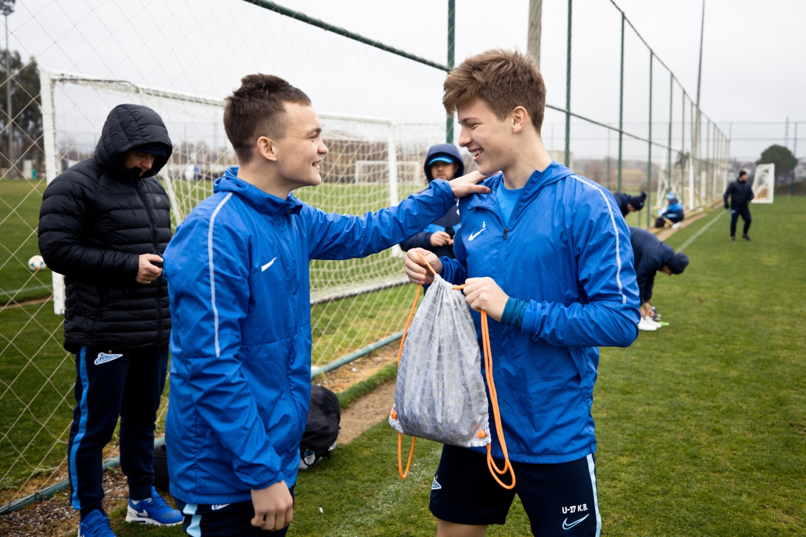 Второй зимний сбор «Зенита»-м в Турции: 12 февраля, вечерняя тренировка