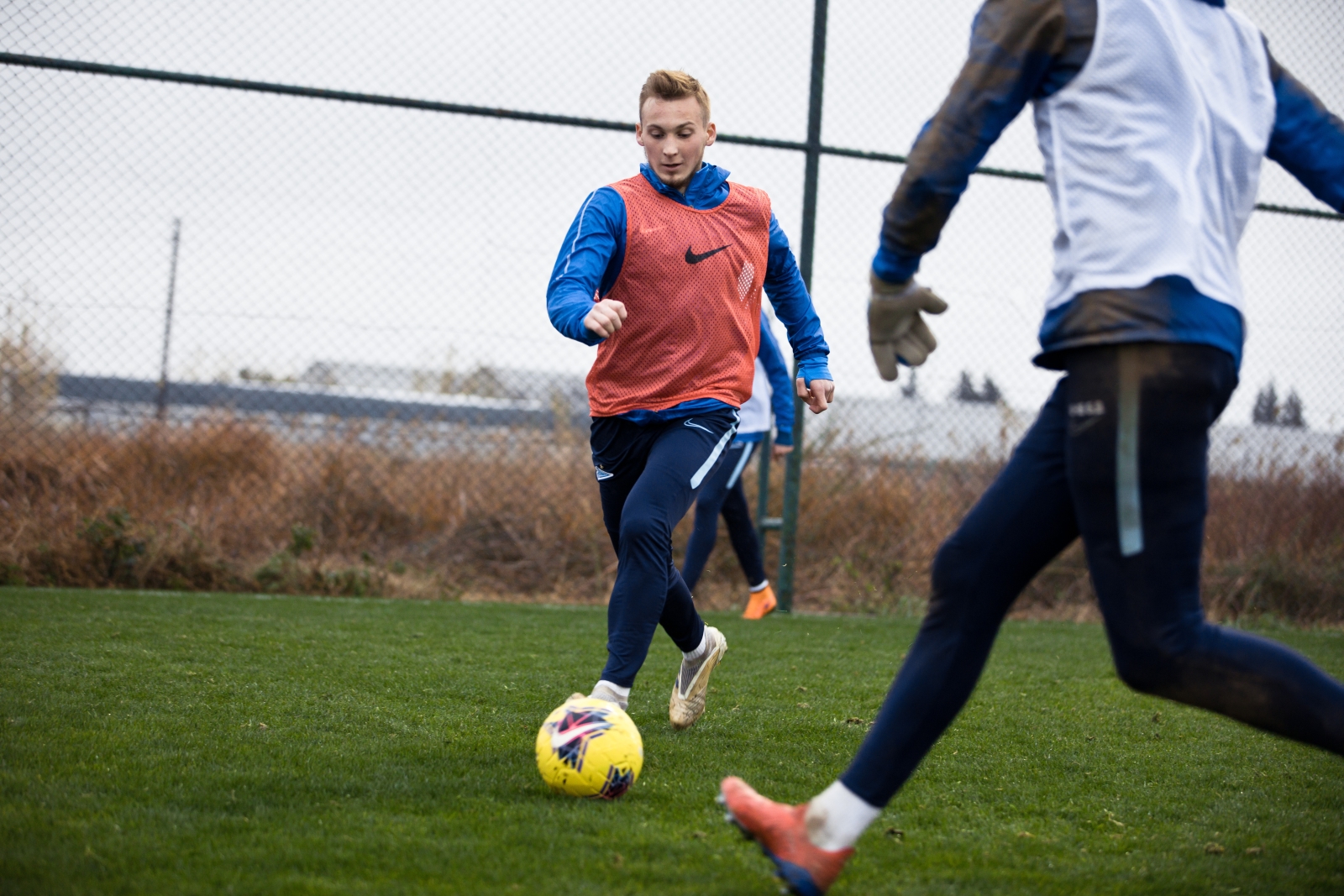 Второй зимний сбор «Зенита»-м в Турции: 12 февраля, вечерняя тренировка