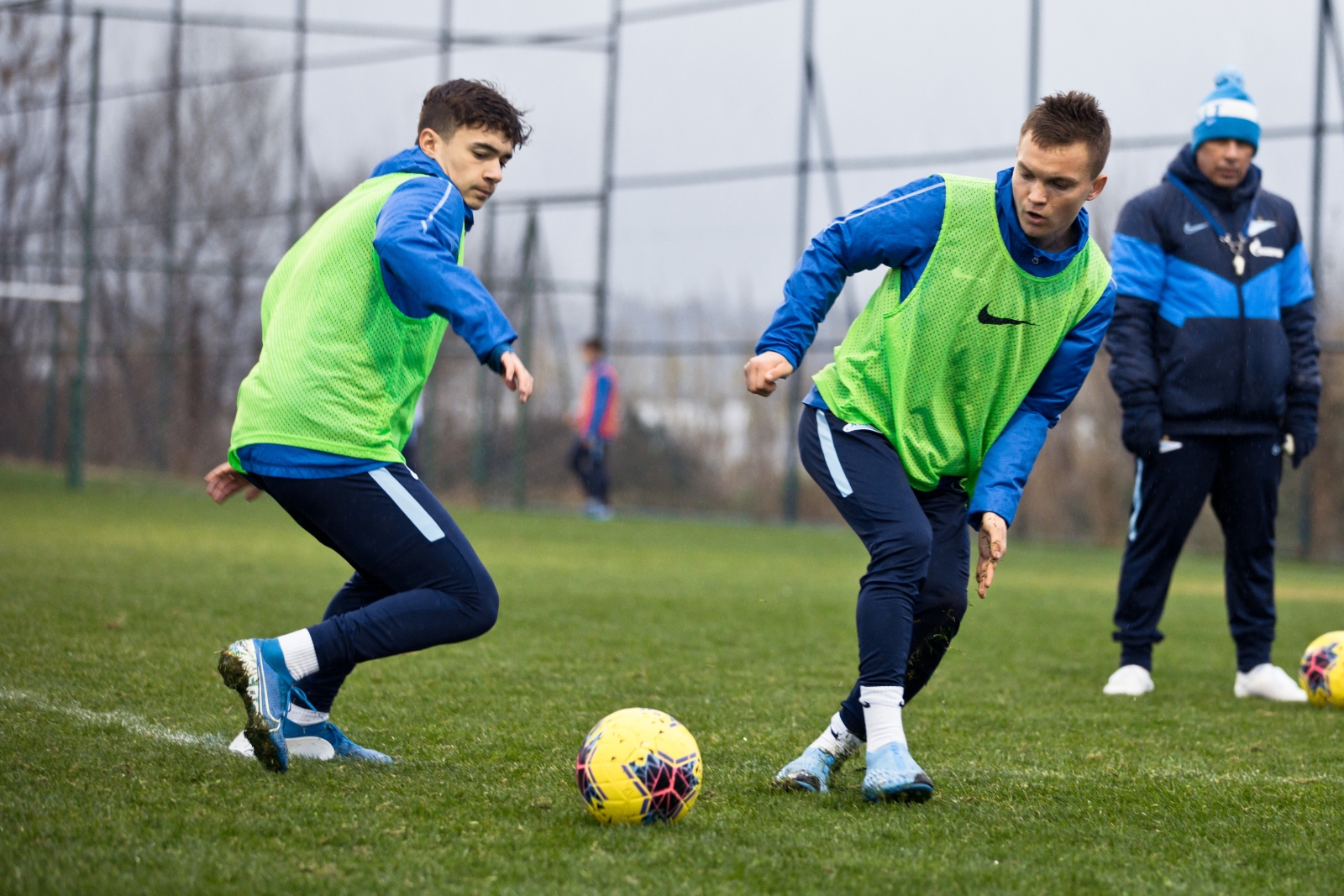 Второй зимний сбор «Зенита»-м в Турции: 12 февраля, вечерняя тренировка