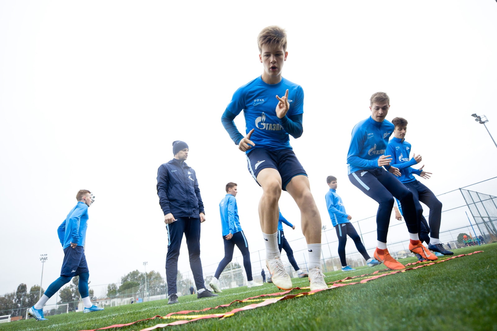 Второй зимний сбор «Зенита»-м в Турции: 13 февраля, утренняя тренировка