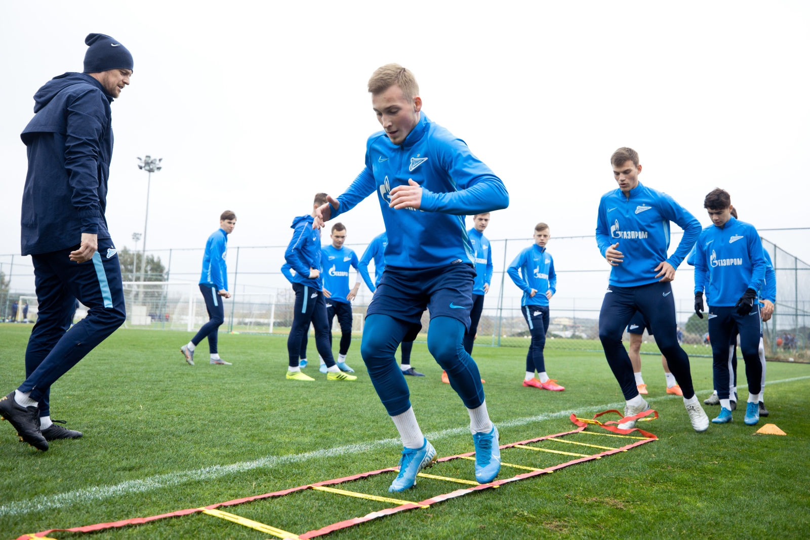 Второй зимний сбор «Зенита»-м в Турции: 13 февраля, утренняя тренировка