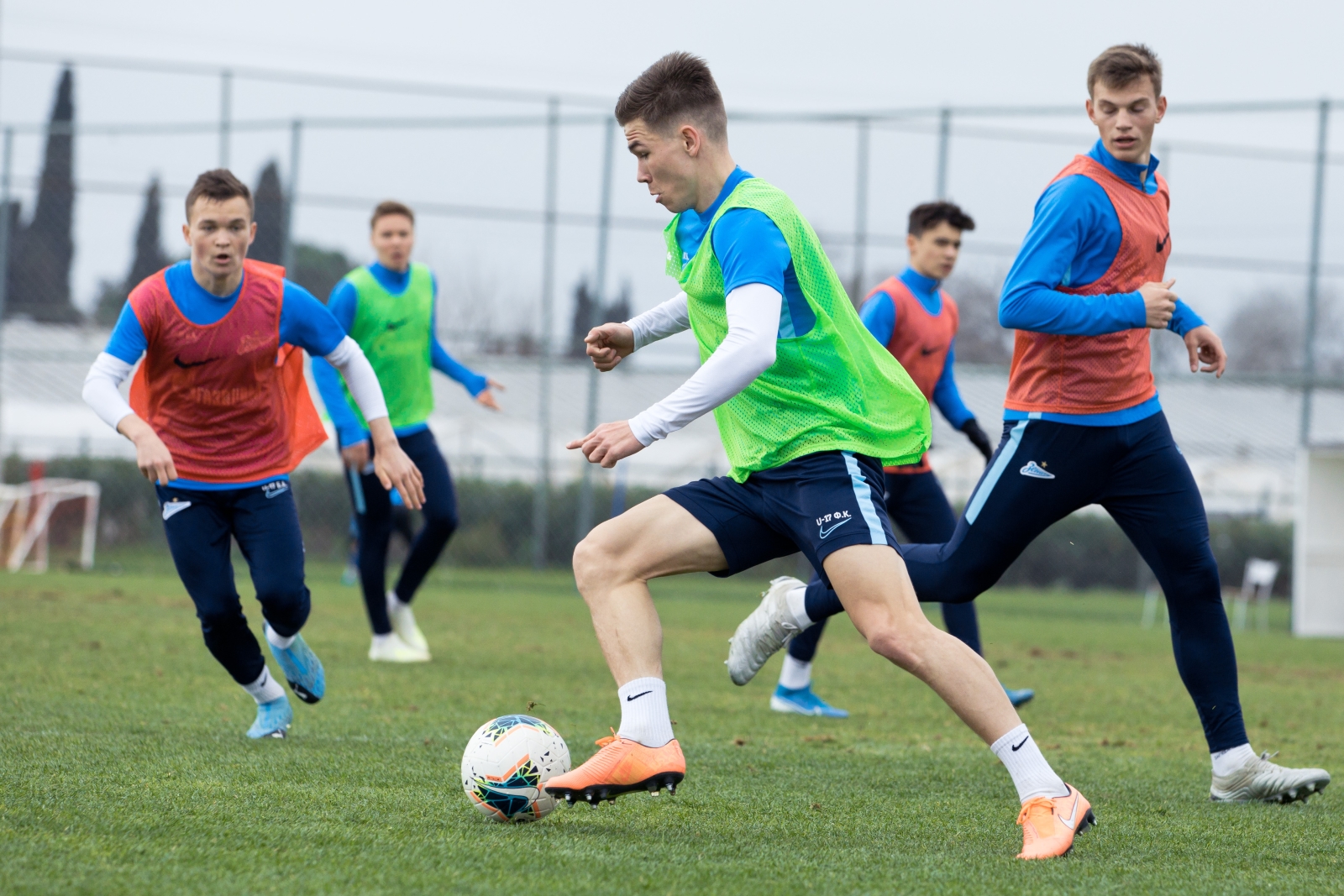 Второй зимний сбор «Зенита»-м в Турции: 13 февраля, утренняя тренировка