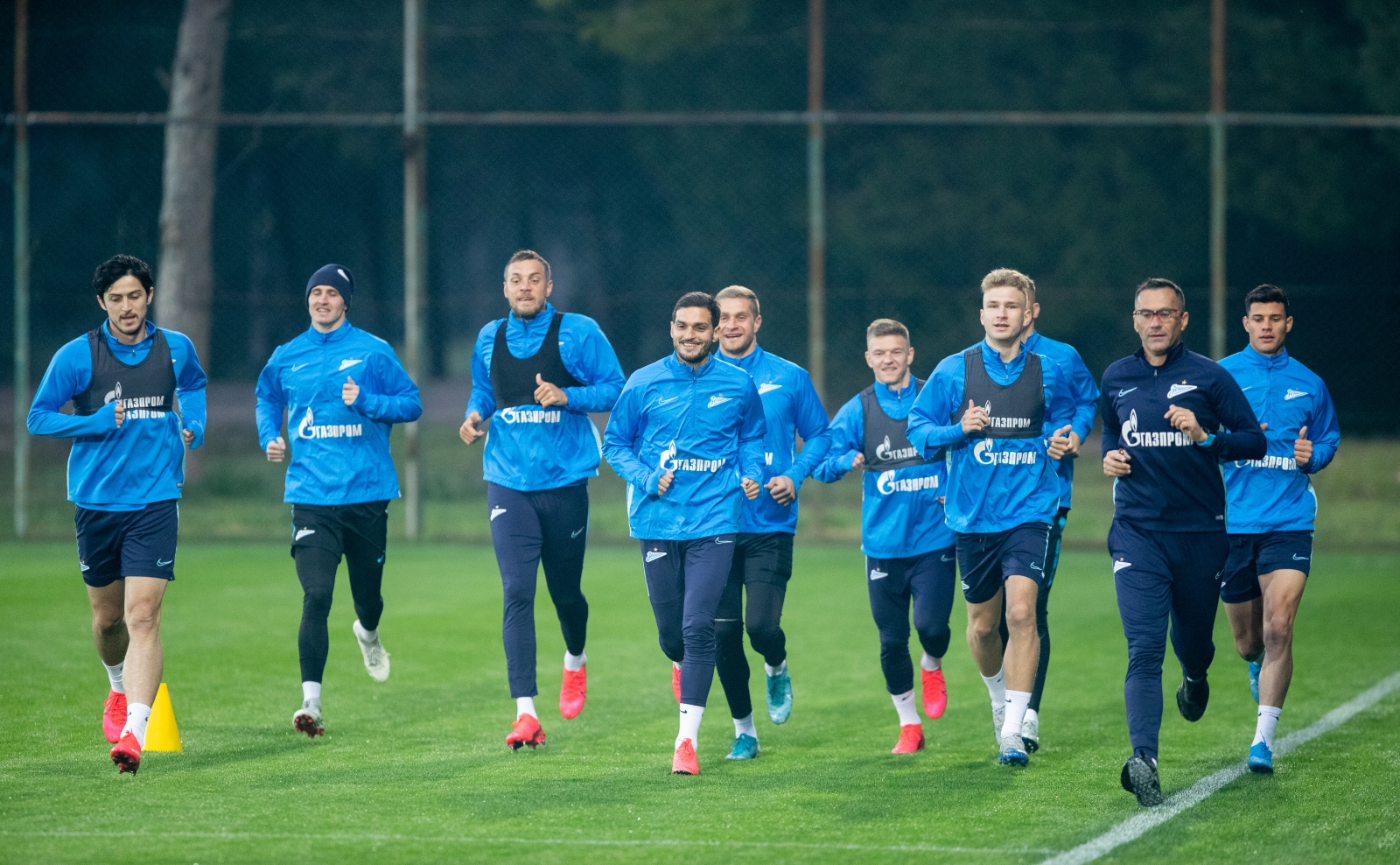 «Газпром»-тренировочные сборы в Турции: 14 февраля, вечерняя тренировка