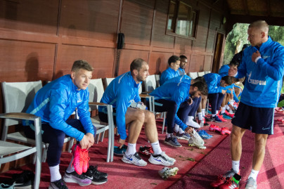 «Газпром»-тренировочные сборы в Турции: 14 февраля, вечерняя тренировка