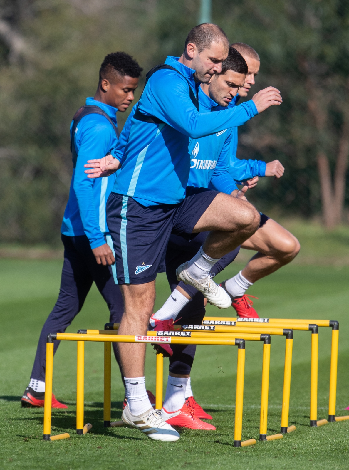 «Газпром»-тренировочные сборы в Турции: 16 февраля, утренняя тренировка