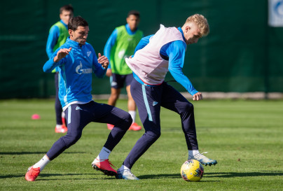 «Газпром»-тренировочные сборы в Турции: 16 февраля, утренняя тренировка