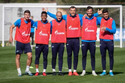 «Газпром»-тренировочные сборы в Турции: 16 февраля, утренняя тренировка