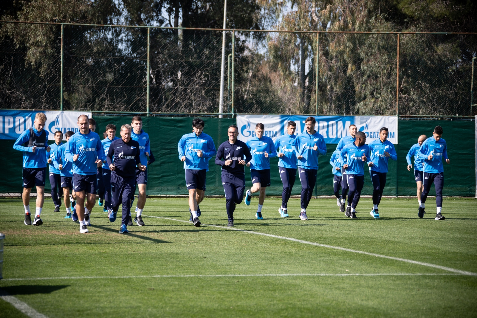 «Газпром»-тренировочные сборы в Турции: 18 февраля, утренняя тренировка