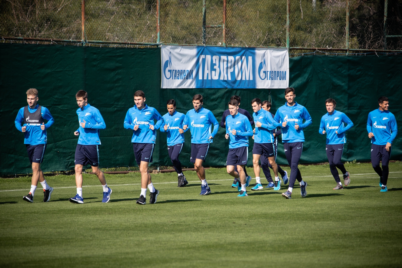 «Газпром»-тренировочные сборы в Турции: 18 февраля, утренняя тренировка