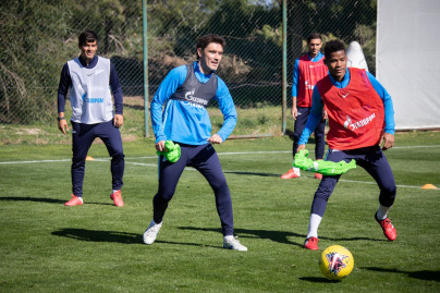 «Газпром»-тренировочные сборы в Турции: 19 февраля, утренняя тренировка