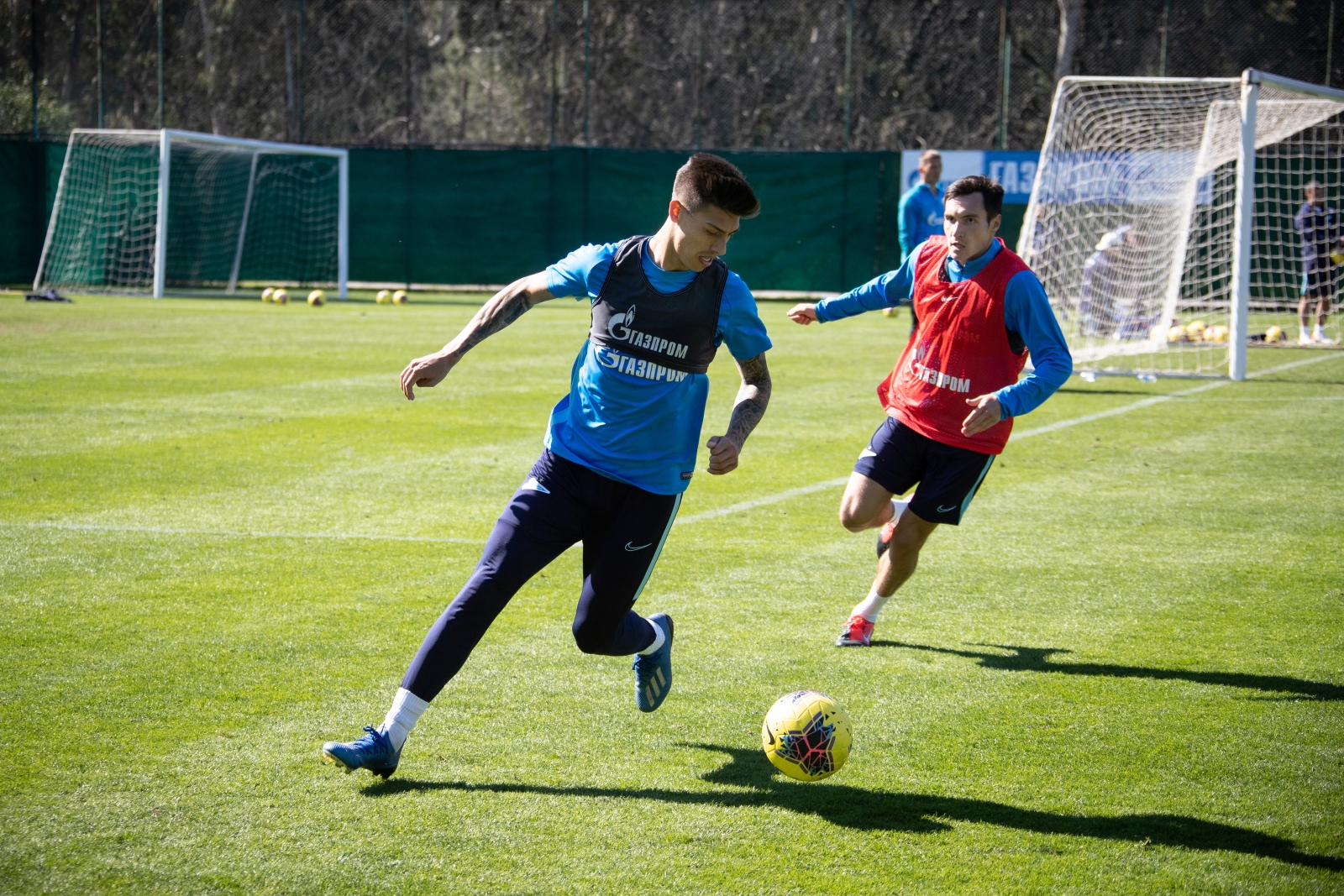 «Газпром»-тренировочные сборы в Турции: 19 февраля, утренняя тренировка