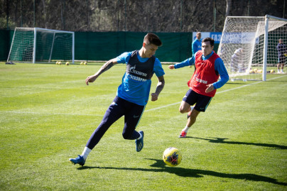 «Газпром»-тренировочные сборы в Турции: 19 февраля, утренняя тренировка