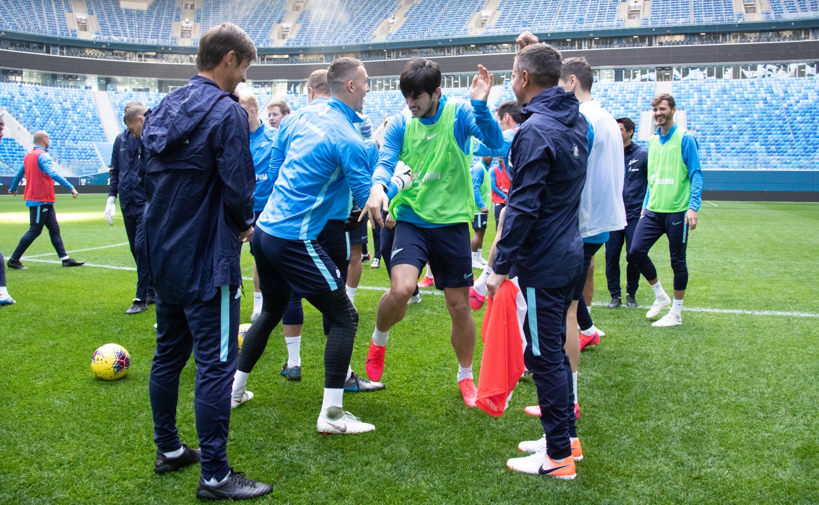 Тренировка «Зенита» перед матчем с «Локомотивом»